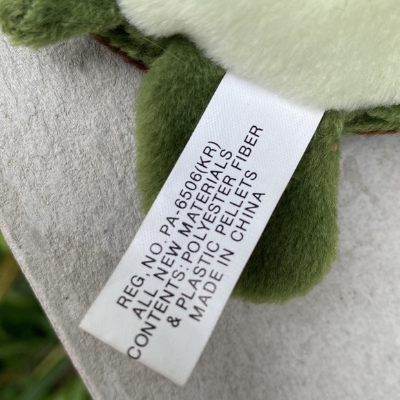 Wild and Wonderful Beanbag Green Ocean Sea Turtle Stuffed Animal Plush Toy 90s - Picture 3 of 8